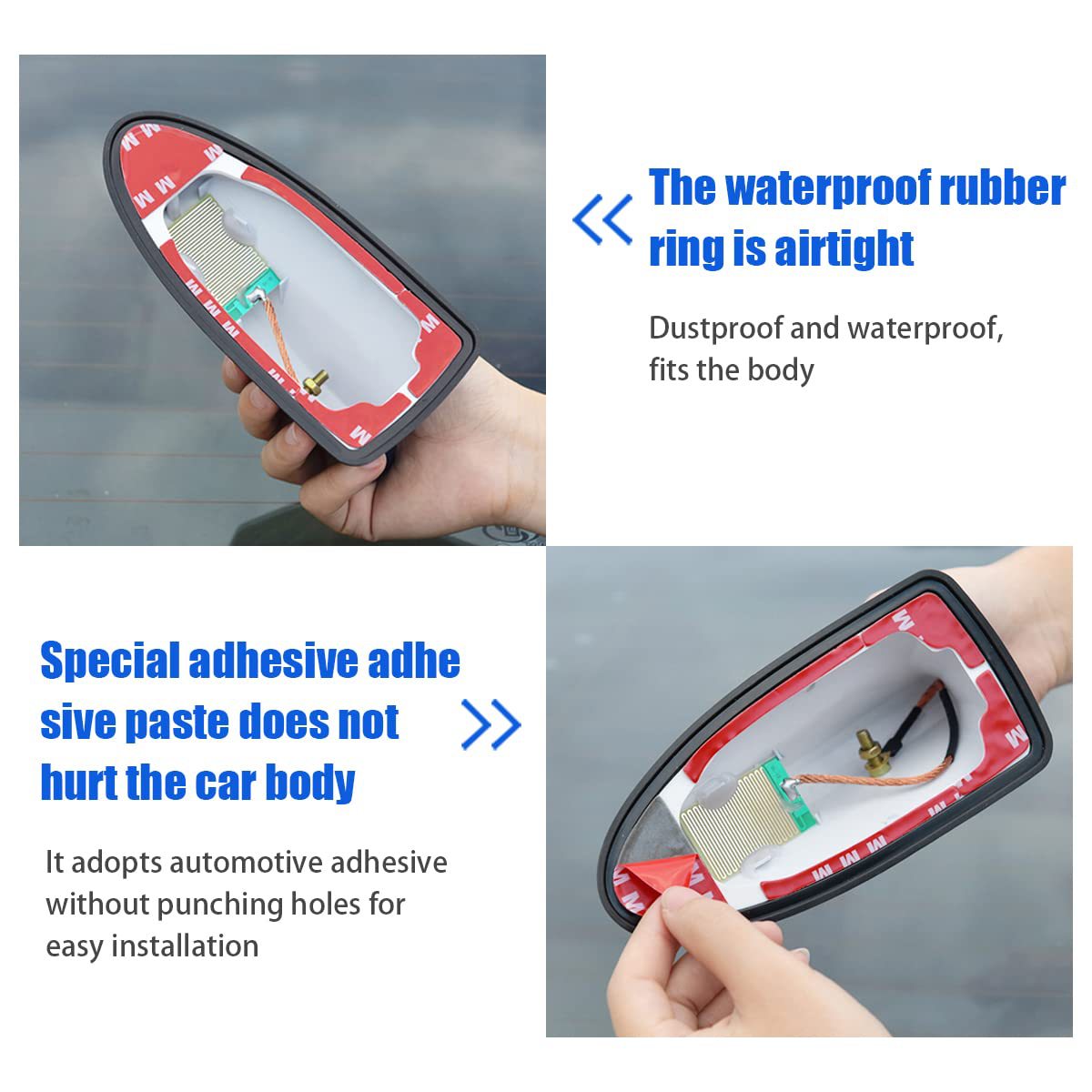 Car Antenna Roof Shark Fin Antenna Universal