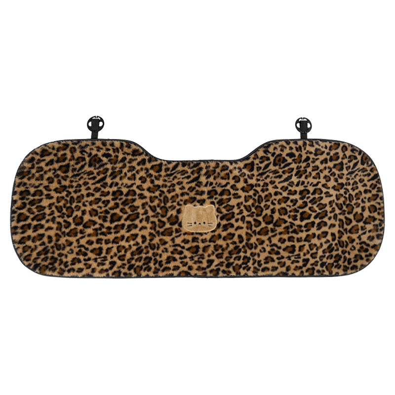 Leopard Car Seat Cushion Back Seat