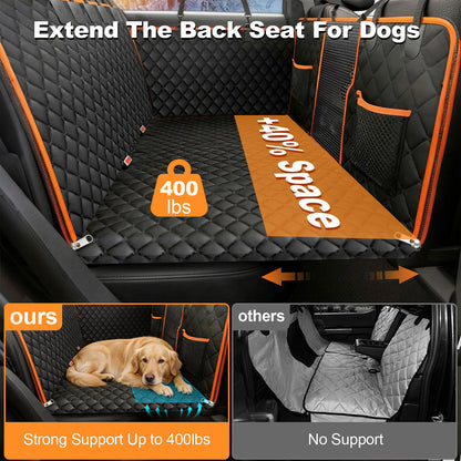 Hard Bottom Convertible Dog Car Seat Cover
