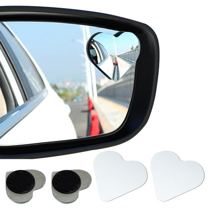 Heart Shaped Blind Spot Mirror Set
