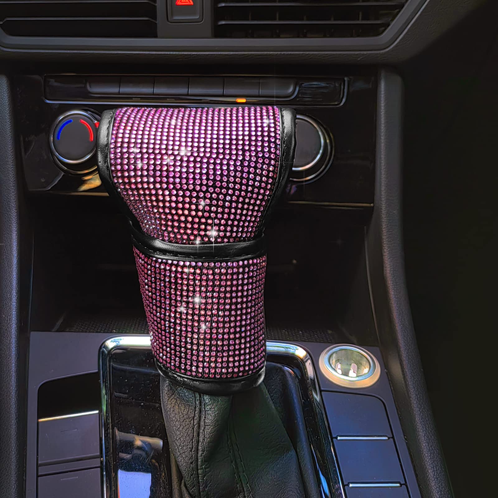 Pink Bling Shift Knob Cover