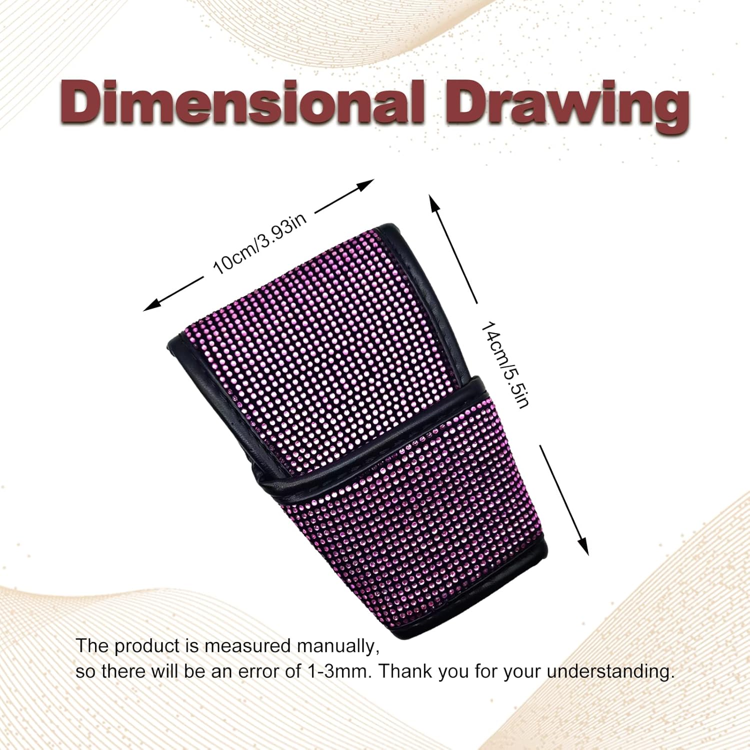 Pink Bling Shift Knob Cover