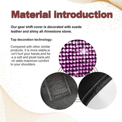 Pink Bling Shift Knob Cover