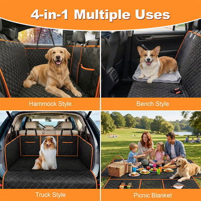 Hard Bottom Convertible Dog Car Seat Cover