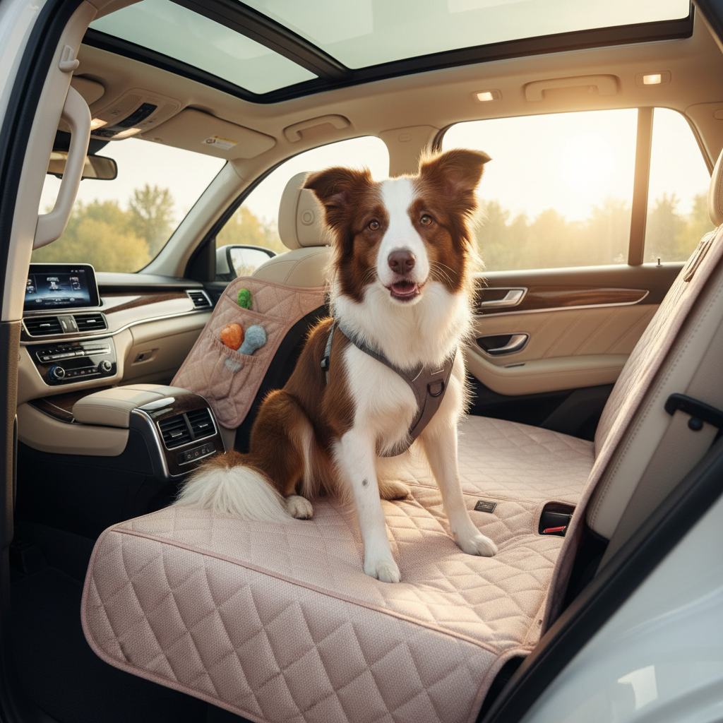 宠物汽车配件 - 边牧与宠物坐垫