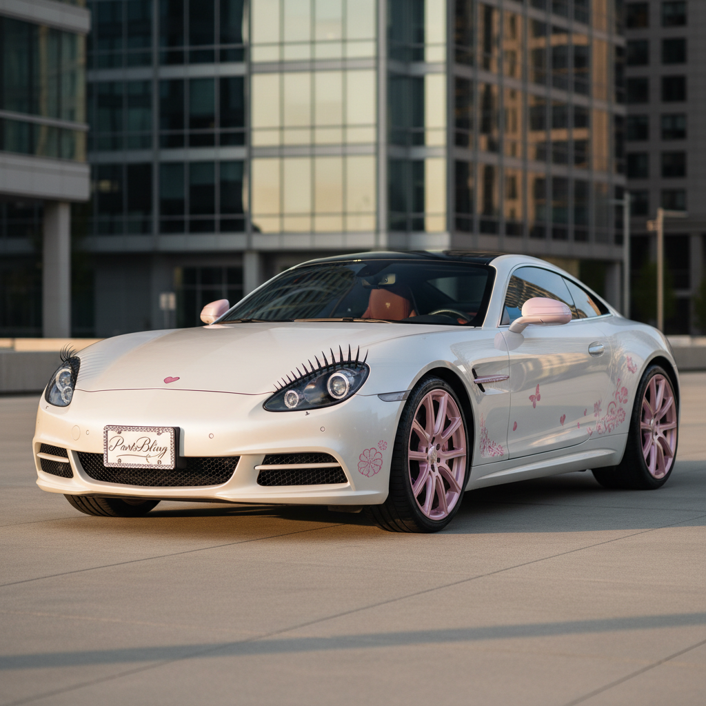 时尚汽车外饰 - 正方形版本