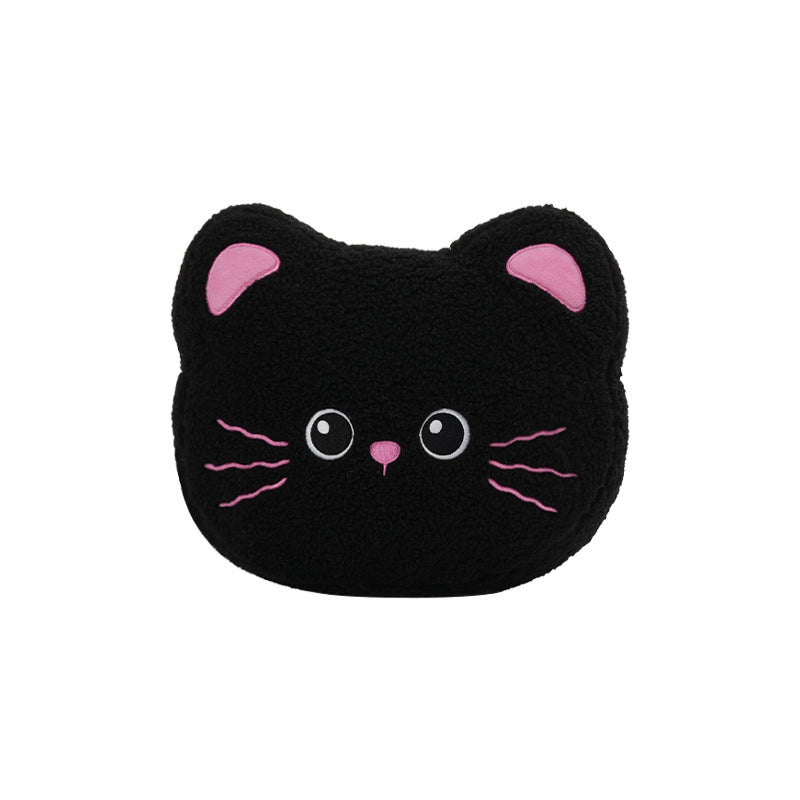 Plush Cat Car Headrest Pillow