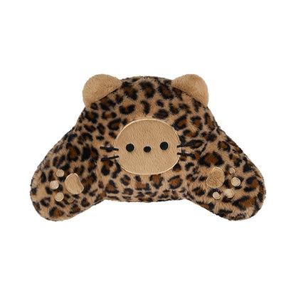 Leopard Car Lumbar Support Cushion