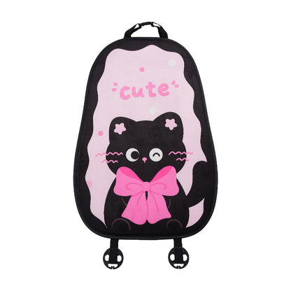 Plush Cat Car Seat Back Cushion