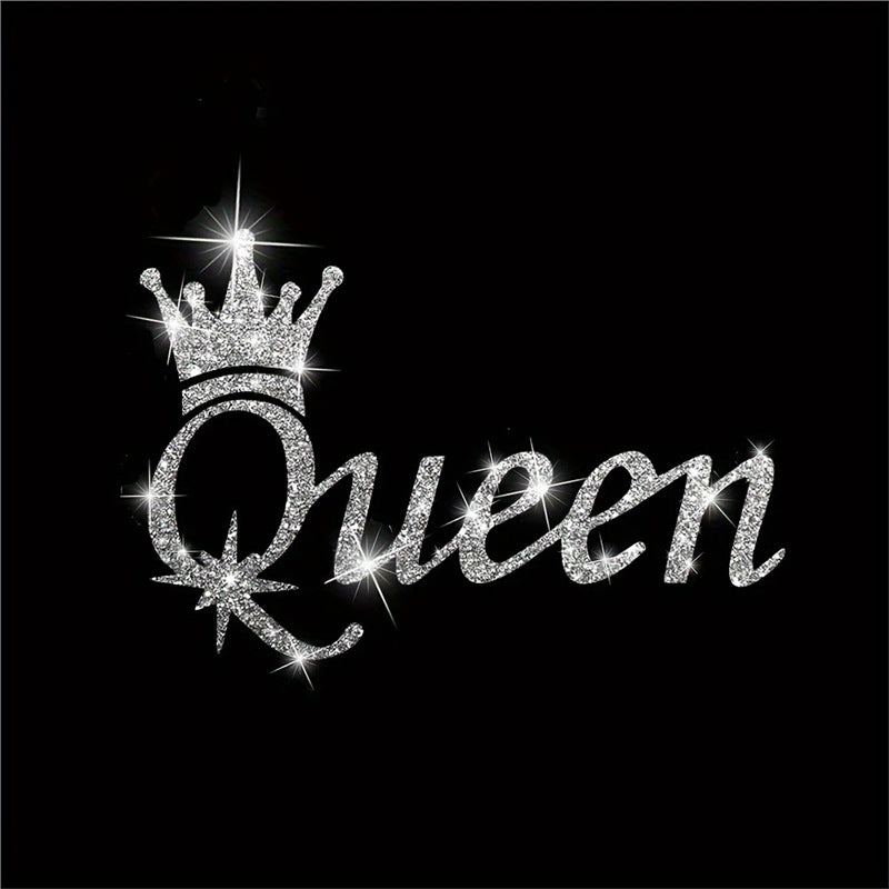 Queen Crown Crystal Car Sticker