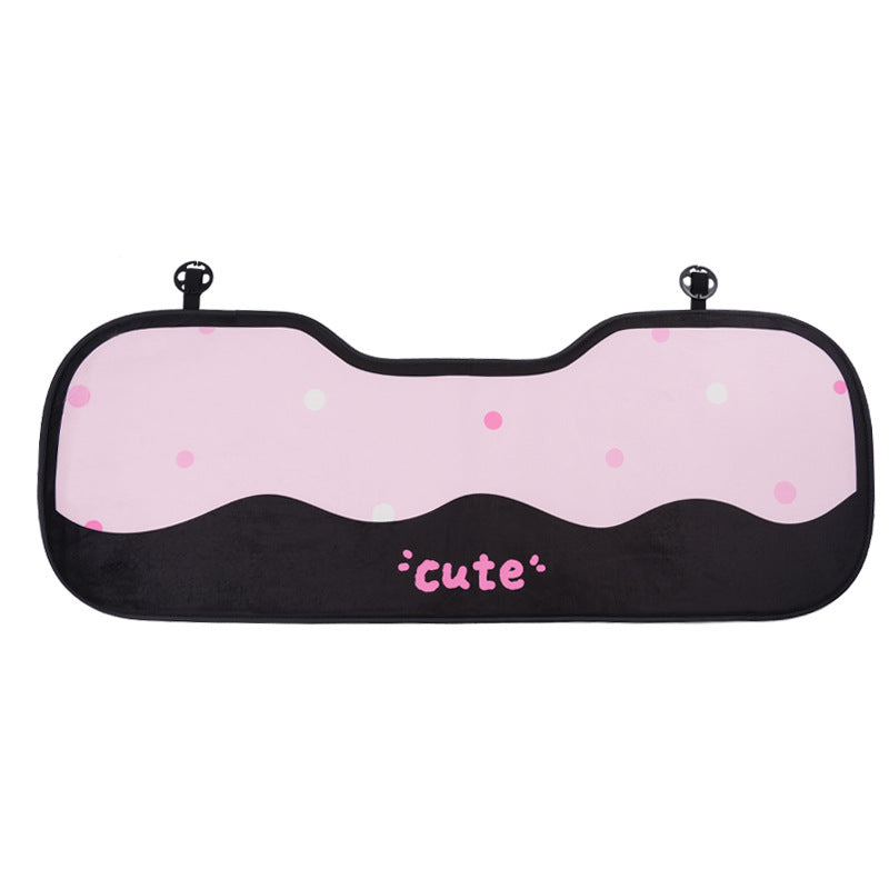 Plush Cat Car Seat Cushion Back Seat